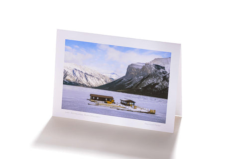 Lake Minnewanka, Rocky Mountains (Greeting Card)