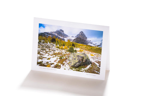 Larch Valley, Rocky Mountains (Greeting Card)