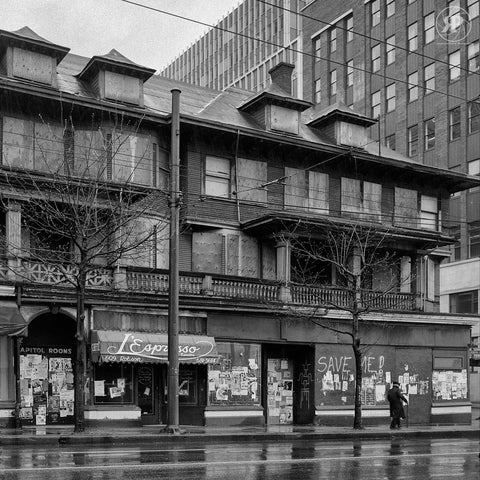 The Condemned Orillia Building, Robson & Seymour, 1985 (Limited Edition Print)