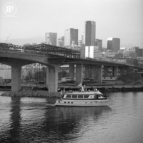 Construction of New Cambie Bridge, Vancouver, 1986 (Limited Edition Print)