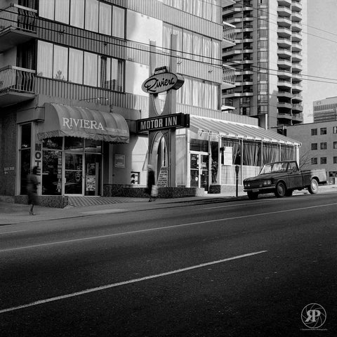 Riviera Motor Inn, Robson Street, Vancouver, 1983 (Limited Edition Print)